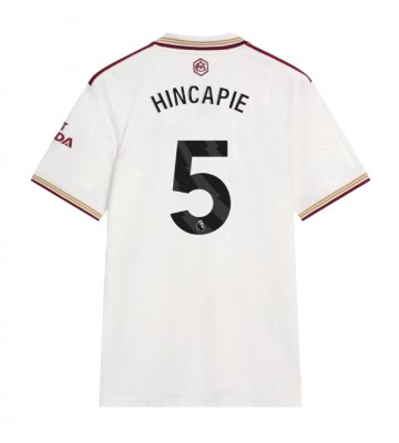 Arsenal Piero Hincapie #5 Tredjetrøje 2025-26 Kortærmet